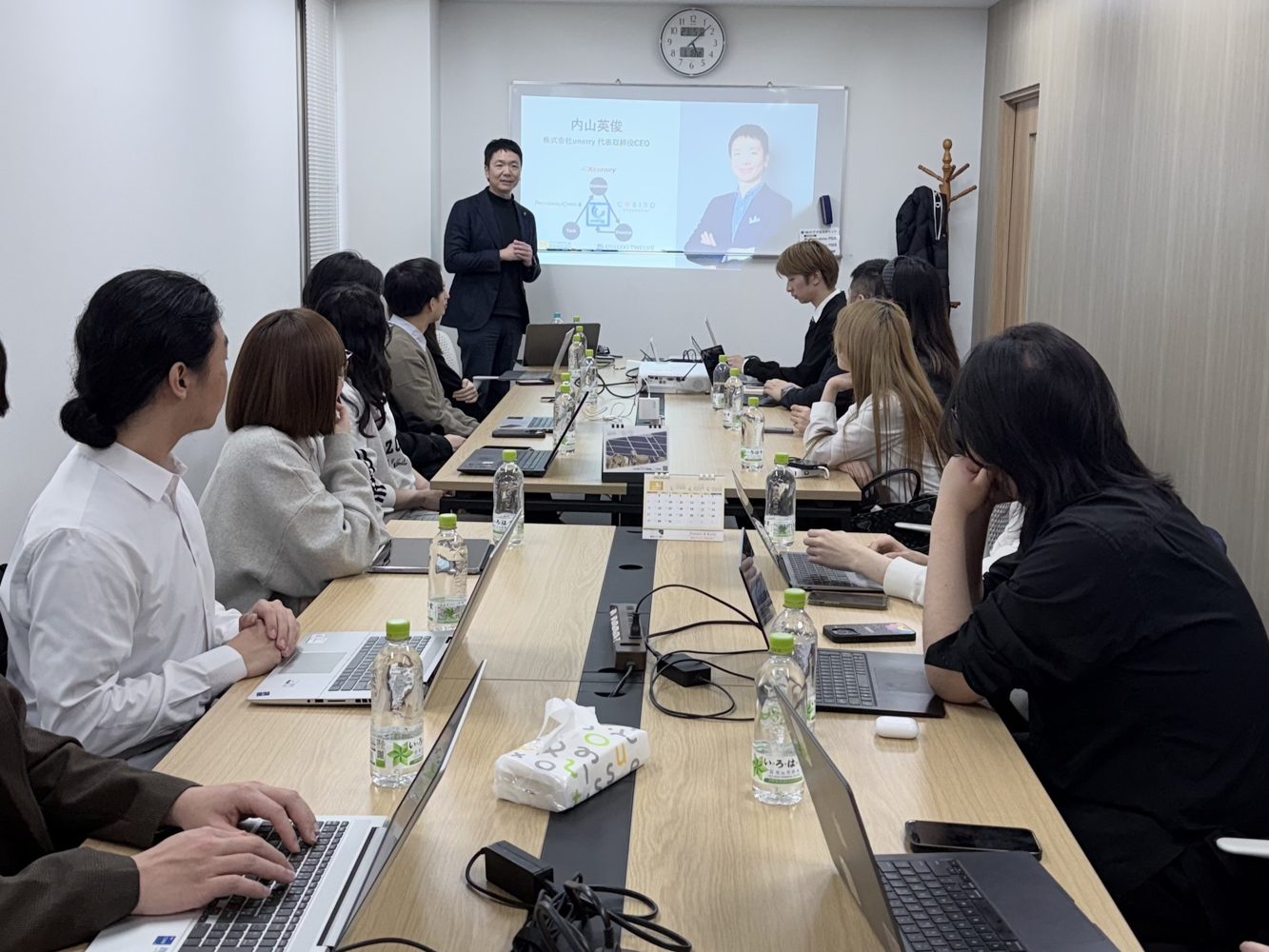 株式会社unerry特別講座の様子